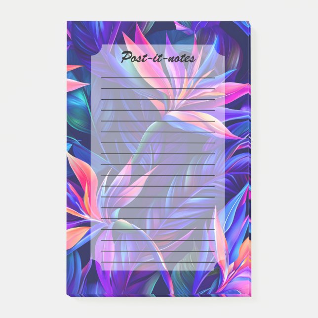 Midnight Tropical Rainforest Post-it Block (Framsida)