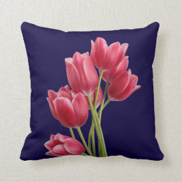Midnight Tulips Kudde