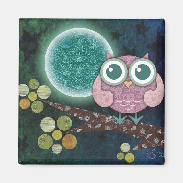 Midnight Uggla Magnet (Framsidan)
