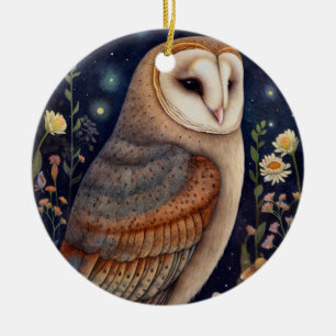 Midnight Uggla Ornament