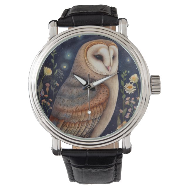 Midnight Uggla Watch Armbandsur (Framsida)