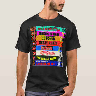 Midnight Video VHS Cult Horror Stack T Shirt