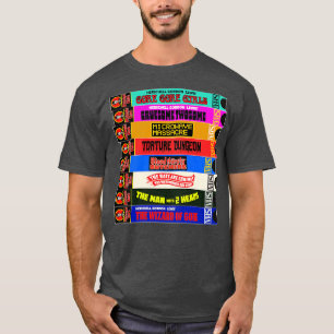 Midnight Video VHS Cult Horror Stack T Shirt