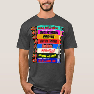 Midnight Video VHS Cult Horror Stack T Shirt