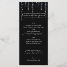 Midnight Vineyard Bröllop Menu Meny