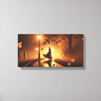 Midnight Waltz på Mist Canvastryck