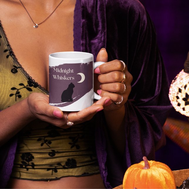 Midnight Whiskers Classic Mugg, 11 oz Kaffemugg (ChatGPT said:

Start your morning with spooky sophistication and a touch of moonlit feline magic.)