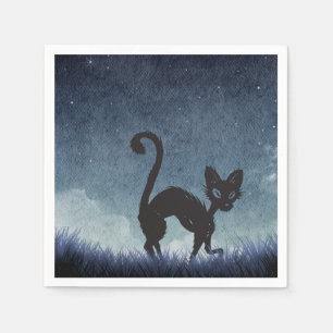 Midnight Whiskers & Moonlit MisChief Pappersservet Pappersservett
