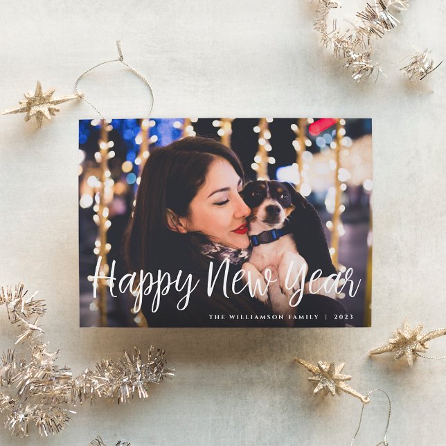 Midnight Wish | Gott nytt år Photo Julkort (Skapare uppladdad)