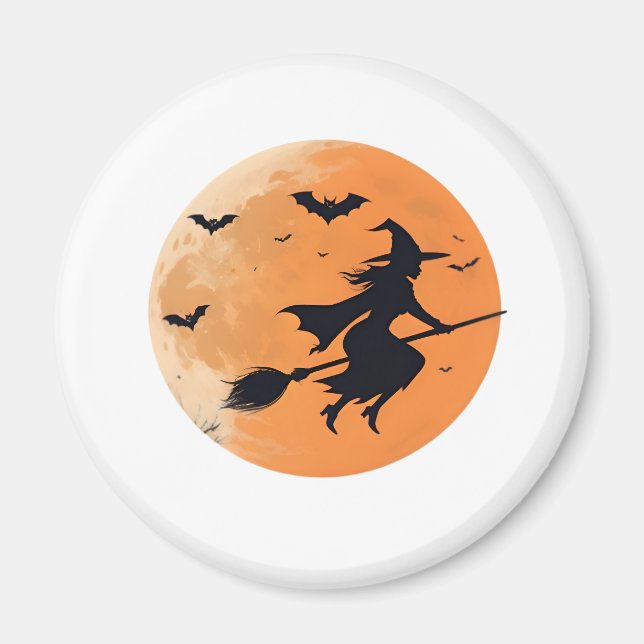 Midnight Witch i Himmel Magnet (Framsidan)