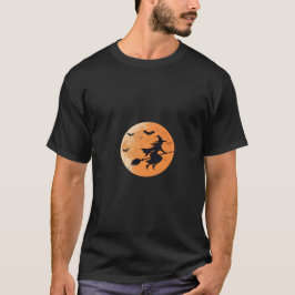 Midnight Witch i Himmel T Shirt