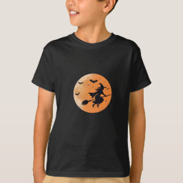 Midnight Witch i Himmel T Shirt
