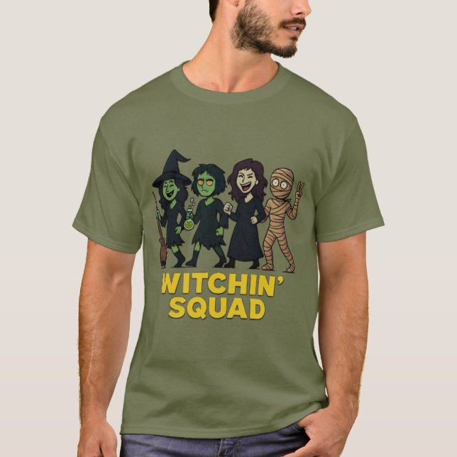 Midnight Witch Squad T Shirt (Framsida)