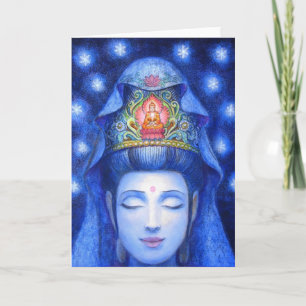 Midnight Zen Meditation Kuan Yin Kort