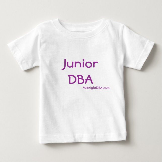 MidnightDBA: JuniorDBA Tee (Framsida)