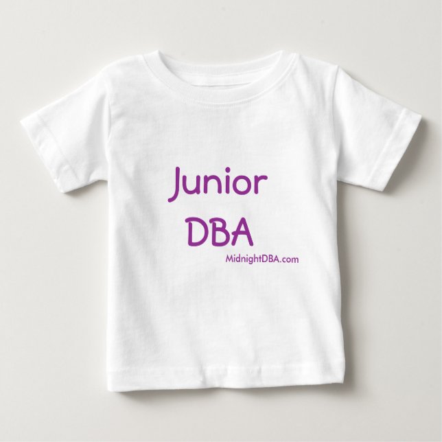 MidnightDBA: JuniorDBA Tee Shirt (Framsida)