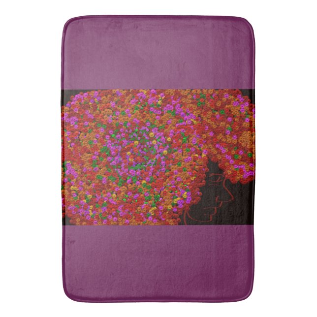 Midnights Bloom Badrumsmatta (Framsidan (Vertikal))