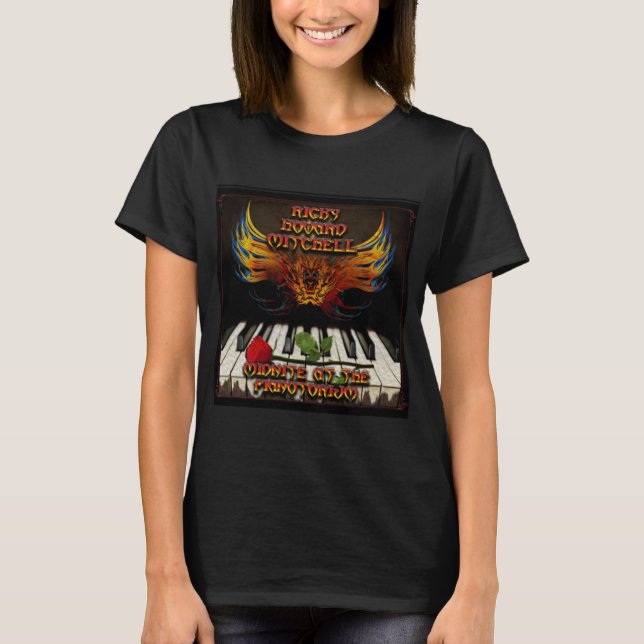 Midnit på Pianotorium Women T-skjortan T Shirt (Framsida)