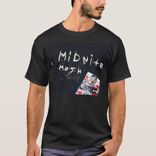 Midnite Mosh T Shirt (Framsida)