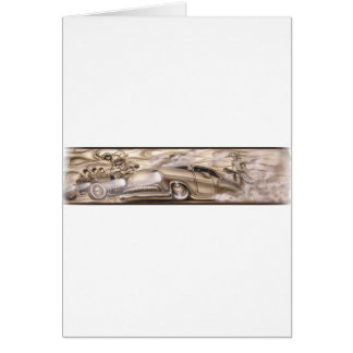 Midnite springa hälsningskort