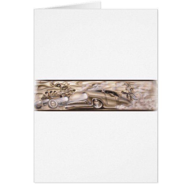 Midnite springa hälsningskort (Framsidan)