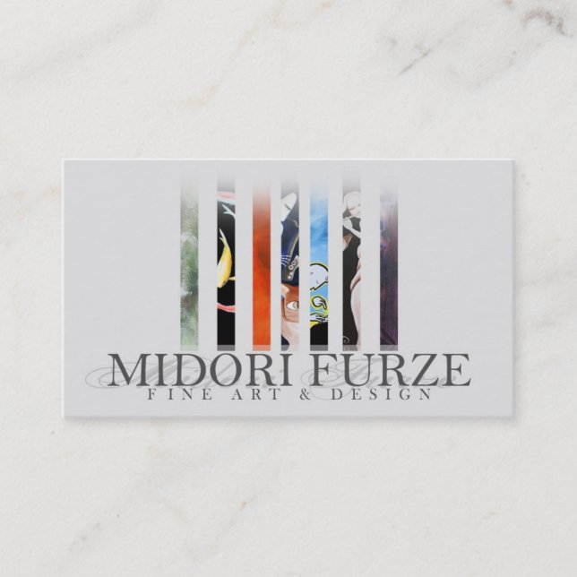 Midori Furze - affärs-kort 2 Visitkort (Framsida)