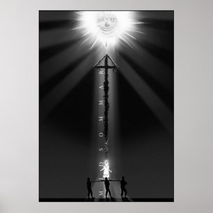 Midsommar Alternativfilm - Crowning - mörk versio Poster