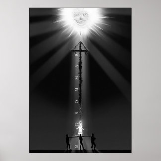 Midsommar Alternativfilm - Crowning - mörk versio Poster