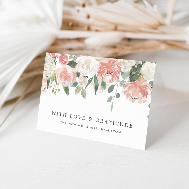 Midsommar Blommig Personlig Tacksamhet Tack Kort (Skapare uppladdad)