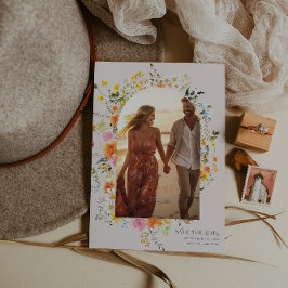 Midsommar | Foto för romantiska hösthöns-Blommigta Spara Datumet