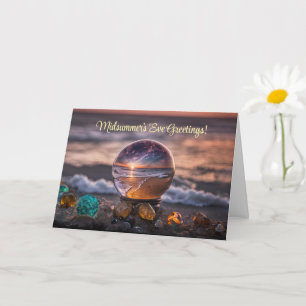 Midsommar Greetings Midsommarafton Litha Kort
