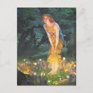 Midsommar Kväll (1908) av Edward Robert Hughes Vykort