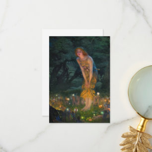 Midsommar Kväll av Edward Robert Hughes Tack Kort
