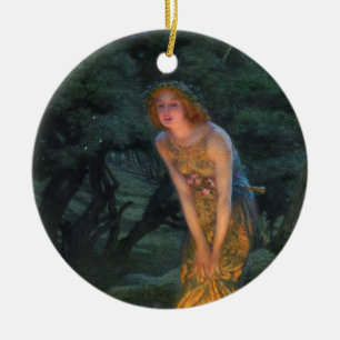 Midsommar Kväll c. 1908 av Edward Robert Hughes Julgransprydnad Keramik