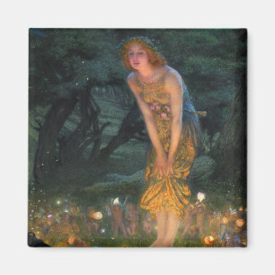 Midsommar Kväll c. 1908 av Edward Robert Hughes Magnet