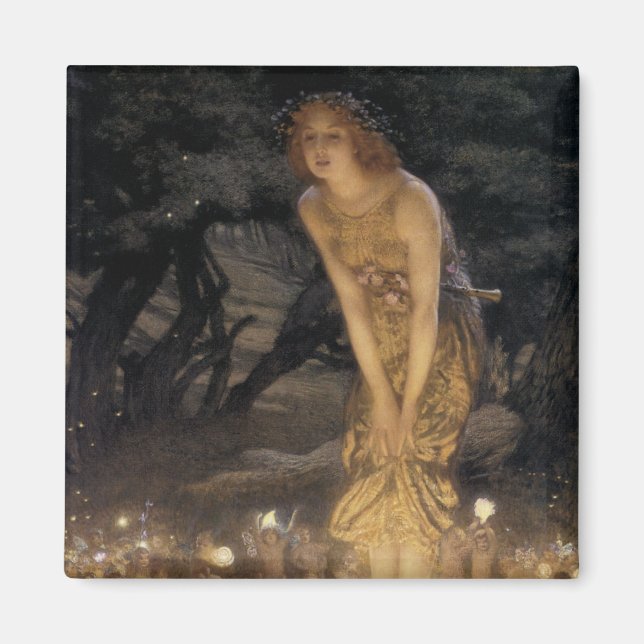 Midsommar Kväll Magnet (Framsidan)