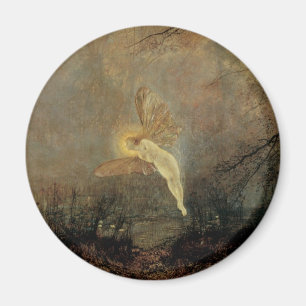Midsommar Natt av Grimshaw, Vintage Viktoriansk Ko Magnet