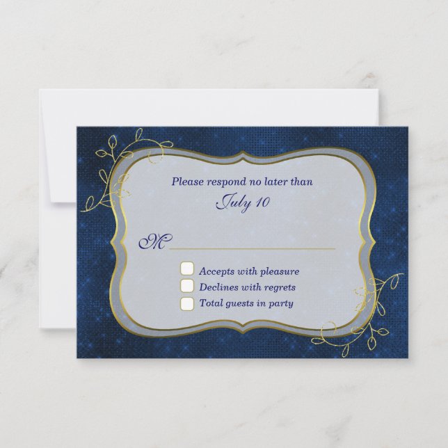 Midsommar natt RSVP Inbjudningar (Framsida)