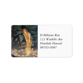 Midsommar Night Fairy Dance Adressetikett