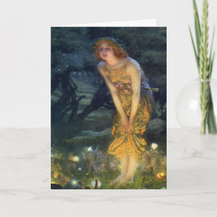 Midsommar Night Fairy Dance Kort