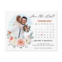 Midsommar Peach Pastel Rosa Kalender Spara datum