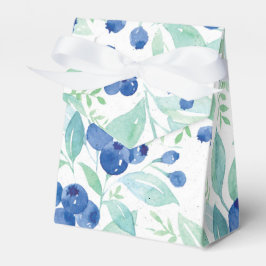 Midsommar Rustic Blueberry Berry Sommar Mönster Presentaskar