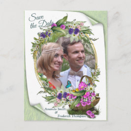 Midsommar Spring Meddelande Vykort