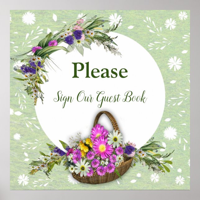 Midsommar Vår blommor Poster (Framsidan)