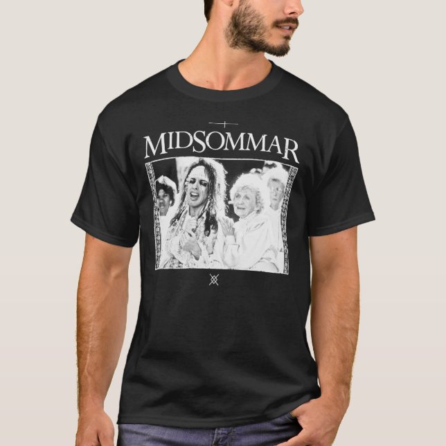 Midsommar x Bröllop Singer Mashup Parody Essen T Shirt (Framsida)