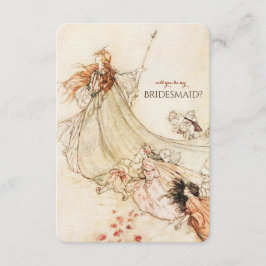 Midsommarkvällens dröm blir du min Bridesmaid? Inbjudningar