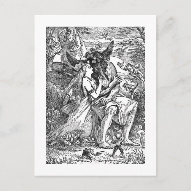 Midsommarnattens dröm vykort (Framsida)