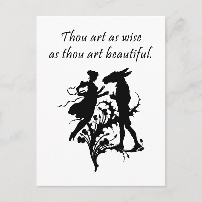 Midsommarnattens dröm vykort (Framsida)