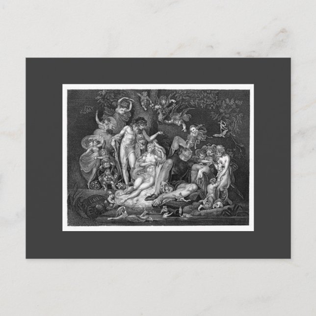 Midsommarnattens dröm vykort (Framsida)