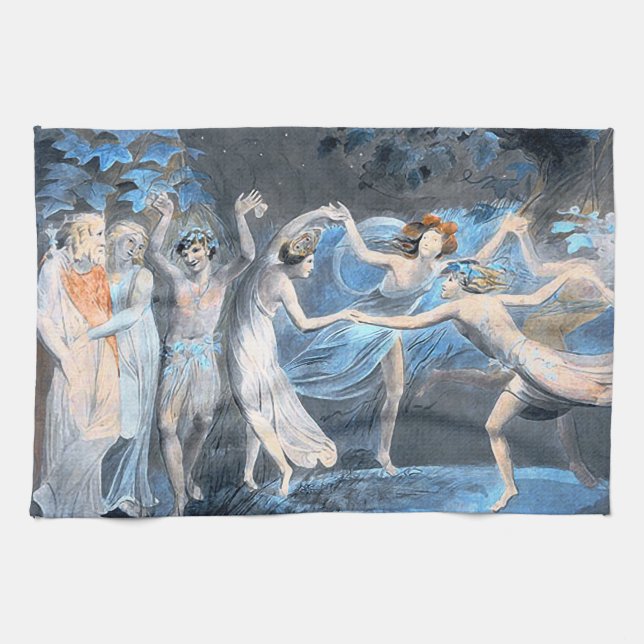 Midsommarnattsdrömmen, William Blake Kökshandduk (Horisontell)